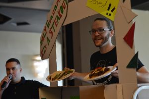 people having fun at the Food Truck Challenge