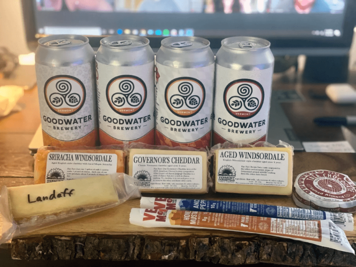 Delicious Beer and Cheese ready for the online pairing experience